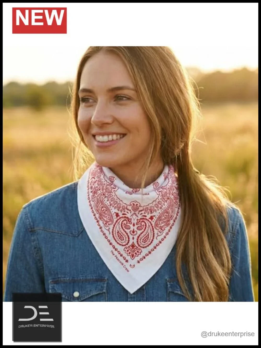 Premium Soft Cotton 22x22 Inch Bandanas Pack of 4